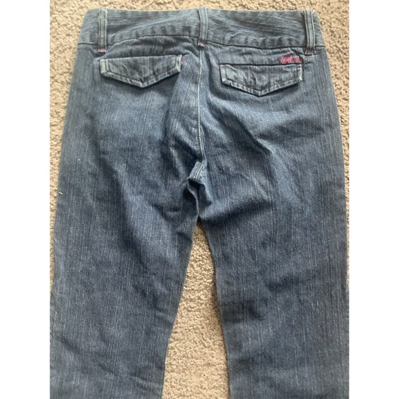 Guess Jeans Doheny Q739P002 Bootcut Flap Pockets Blue Women Size 28x32 - Picture 2 of 8